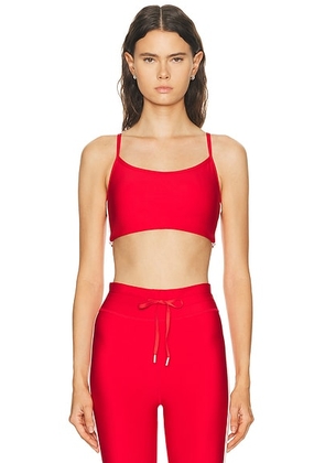 THE UPSIDE Oxford Hutton Scoop Bra in Cherry - Red. Size S (also in XS).