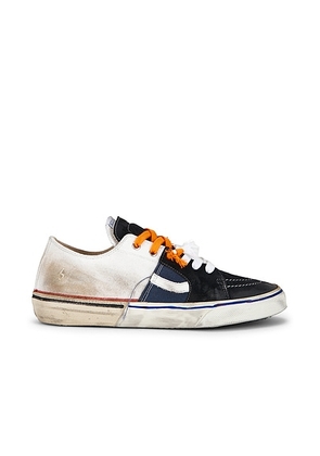 Paul Easterlin Caly Star Low Sneakers in Navy Blue & White - Navy. Size 42 (also in 41, 43, 45, 46).