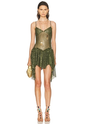 SIEDRES Lustina Dress in Green - Green. Size 34 (also in 36).