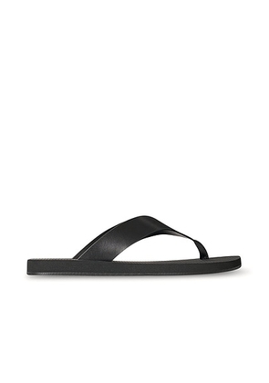 The Row Dune Classic Ginza Sandal in Black - Black. Size 35 (also in 37, 38, 39, 40, 41).