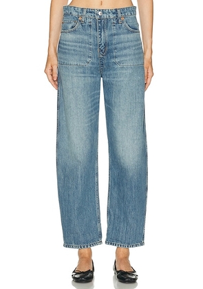 RE/DONE The Rewind Jeans in Thunderstruck - Blue. Size 24 (also in 23, 25, 26, 27, 28, 29, 30, 31, 32).