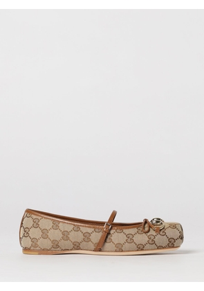 Ballet Flat GUCCI Woman color Beige