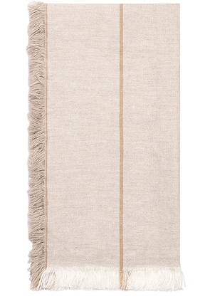 The Row Parsif Scarf in Beige Grey & Dark Sand - Beige. Size all.