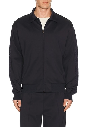 Palmes Tricot Track Jacket in Navy - Navy. Size M (also in S, L).