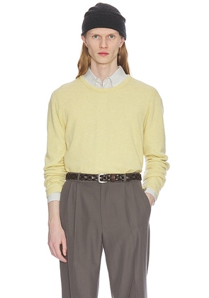 The Row Casas Top in Pale Yellow - Yellow. Size L (also in S, M, XL/1X).