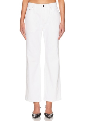 RENGGLI Straight Leg in Chalk - White. Size 27 (also in 28, 29, 30, 31, 32, 33, 34).