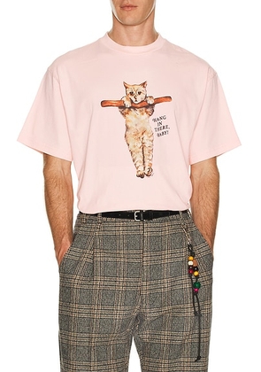 Story mfg. Grateful Tee in Hang In There Baby - Blush. Size XL/1X (also in ).