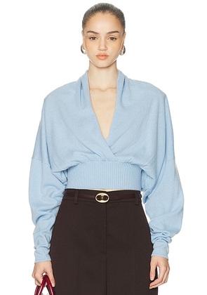 Ronny Kobo Solange Sweater in Skyway - Blue. Size M (also in S).