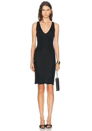 Saint Laurent Sleeveless Mini Dress in Noir - Black. Size M (also in ).