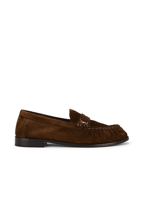Saint Laurent Le Loafer in Dark Havana - Brown. Size 42 (also in 41, 43, 44).