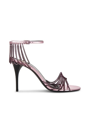Saint Laurent Babylone Chain Sandal in Kitty Pink - Pink. Size 36 (also in 36.5, 37, 37.5, 38, 38.5, 39).