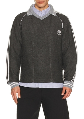 Rice nine ten Knitting Soccer Jersey in Dark Gray - Grey. Size 1 (also in ).