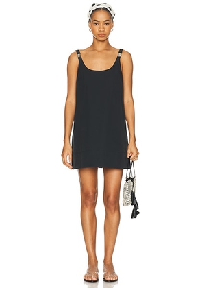 Staud Glade Dress in Black - Black. Size L (also in M, S, XS).