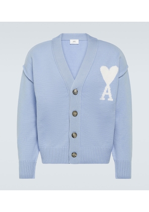 Ami Paris Ami De Cour virgin wool cardigan