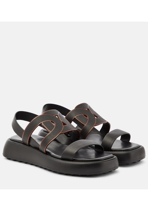 Tod's Catena leather sandals