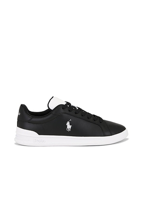 Polo Ralph Lauren Low Top Sneaker in Black & White - Black. Size 11 (also in 12, 13, 14, 8).