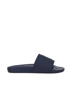 Polo Ralph Lauren Eva Bear Slide in Navy - Navy. Size 10 (also in 11, 12, 13, 14, 7, 9).