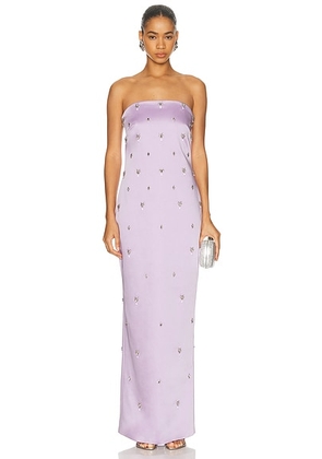 Retrofete Keziah Dress in Lavande - Lavender. Size L (also in M, S, XL, XS).
