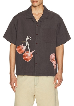 Story mfg. Greetings Shirt in Tomato - Brown. Size L (also in S, M, XL/1X).