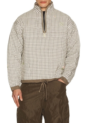 Story mfg. Mineral Pullover in Interrupted Beads - Grey. Size L (also in M).