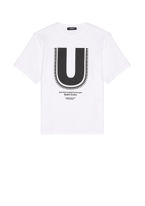 Undercover Giz U Logo Tee in White - White. Size 4 (also in ).