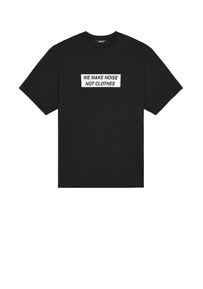 Undercover We Make Noise Tee in Black - Black. Size 4 (also in 3).