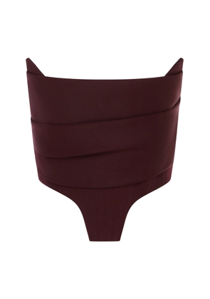 Alex Perry Wool Corset Top - Moda Operandi