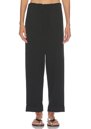 The Row Delano Pant in Black - Black. Size 0 (also in 2, 6, 8).