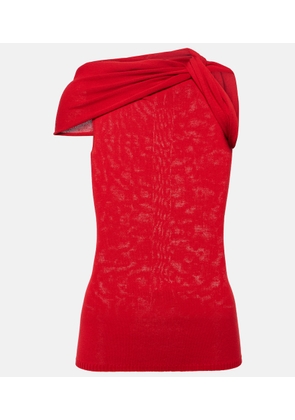 Rick Owens Knitted one-shoulder top