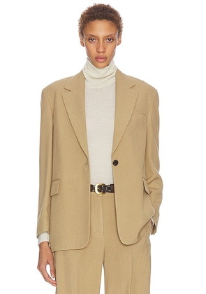 The Row Ezri Jacket in Chamois - Beige. Size 0 (also in 2, 6, 8).