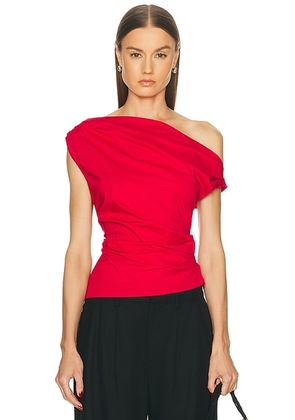 Staud Phare Top in Cherry - Red. Size 0 (also in 2, 4, 6).