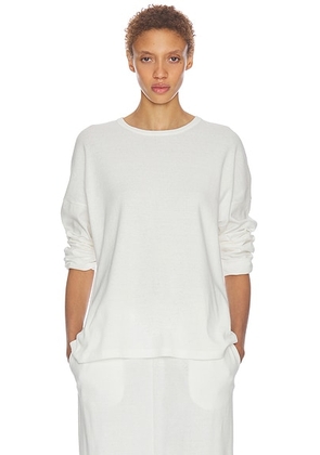 The Row Floris Top in White - White. Size M (also in L).