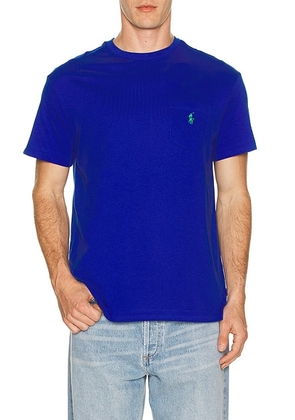 Polo Ralph Lauren Short Sleeve Crewneck Tee in Pacific Royal - Royal. Size L (also in M, S, XL/1X, XXL/2X).