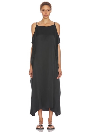 The Row Kylo Dress in Black - Black. Size 2 (also in 4, 6).