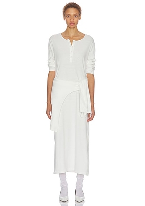 The Row Latoya Dress in White - White. Size L (also in M).