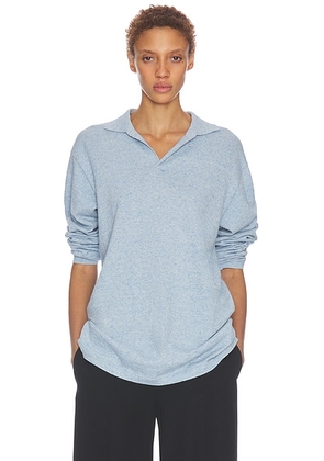 The Row Niosa Top in Ice Blue - Blue. Size M (also in L, S, XS).