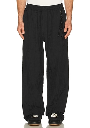 Song for the Mute Gym Track Pant in Black - Black. Size 46 (also in 48, 50, 52).