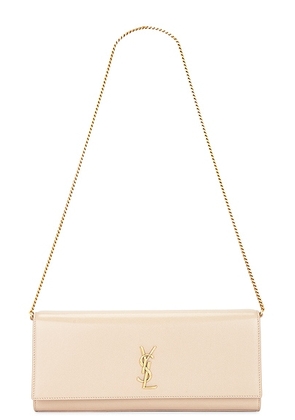 Saint Laurent Kate Clutch On Chain in Dark Beige - Beige. Size all.