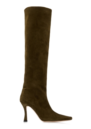 STAUD Cami Suede Knee Boots - Moda Operandi