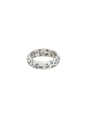 Serge de Nimes Blossom Ring in Silver - Metallic Silver. Size 8 (also in 10 1/2, 11 1/2, 9 1/2).