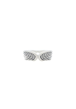 Serge de Nimes Angel Ring in Silver - Metallic Silver. Size 8 (also in 9 1/2, 10 1/2, 11 1/2).