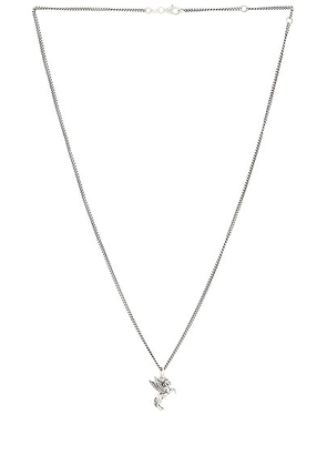 Serge de Nimes Pegasus Necklace in Silver - Metallic Silver. Size all.