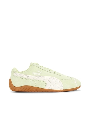Puma Select Speedcat OG Sneaker in Light Green & White - Green. Size 10 (also in 9, 9.5, 7, 8, 8.5).
