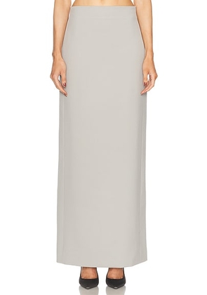 WARDROBE.NYC Column Skirt in Cement - Grey. Size XL (also in M, XS, XXS).