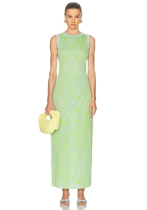 Zankov Kimmie Dress in Lime Multi - Green. Size XS-S (also in M-L).