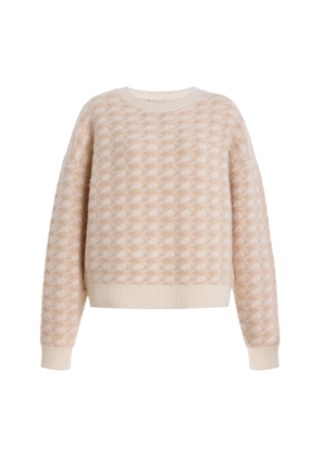 ZANKOV Karolina Wool-Cashmere Jacquard Sweater - Moda Operandi