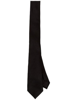 TOM FORD Solid Silk Tie 6 Cm in Black - Black. Size all.
