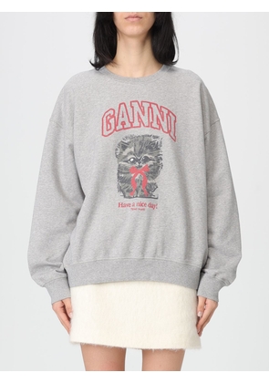 Sweatshirt GANNI Woman color Grey