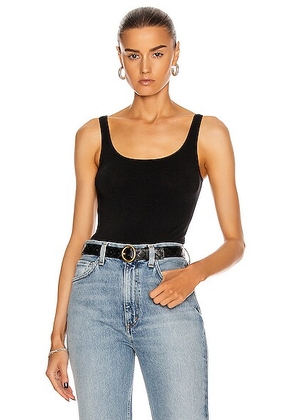 Wolford Jamaika String Bodysuit in Black - Black. Size M (also in L).