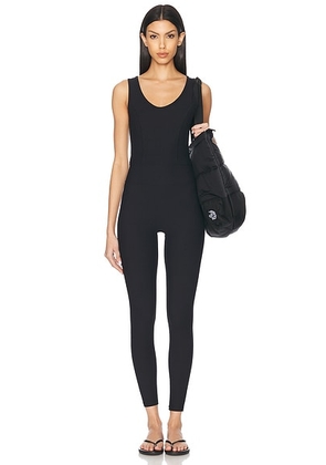 YEAR OF OURS Thermal Slope Onesie in Black - Black. Size S (also in L).